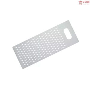 Gi-Metal Asse Forata Rettangolare Per Pizza Al Metro / In Pala Con Maniglia In Alluminio