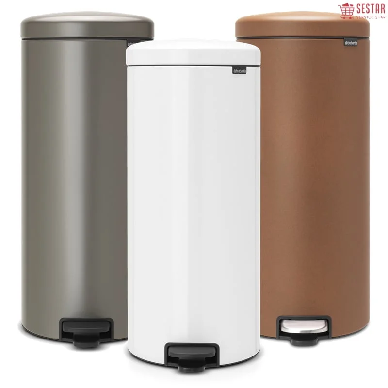 Brabantia Pattumiera A Pedale Newicon 30 Litri - FERRAMENTA CASALINGHI  CECILIANO