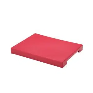 Tagliere Cut&Go 40X30X4 Cm  Rosso Apertura Laterale 18 Cm 7118