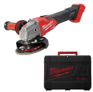 Milwaukee M18 FSAGV125XB-0X Smerigliatrice Angolare 125 Mm a Velocità Variabile Con Interruttore a Slitta E Freno M18 FUEL™ Solo Corpo Macchina