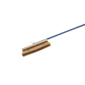 Gi-Metal Linea Azzurra Spazzola Ottone Orientabile Per Forno 20x6x4,6H cm Manico 150 cm