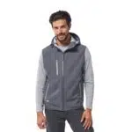 Logica ATLANTIS2 Gilet Idrorepellente Grigio In Soft-Shell Waterproof