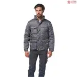 Logica BALTIC2 Giacca Impermeabile Grigio Con Maniche Staccabili