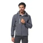 Logica NORDIC2 Giacca Idorepellente Grigio In Soft-Shell Waterproof