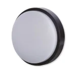 FSL Plafoniera Led Rotonda Nera 15W 3000K Ø180x55 IP54