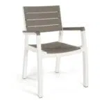 Keter Sedia Da Giardino Harmony Con Braccioli Bianca / Cappuccino