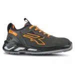 U-Power Scarpe Antinfortunistica Bassa Duke S3 SRC CI ESD Grigia - Arancio Red 360