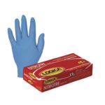 Logica 100 Guanti Monouso 3,5 gr Uso Alimentare "Nitrotre" In Nitrile Sensibili Senza Polvere