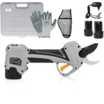 Volpi KV360 Forbici Elettroniche  Brushless Taglio ⌀ 32 mm Con 2 Batterie ( 2,5 Ah ) Display Cesoie Per Potatura a Batteria