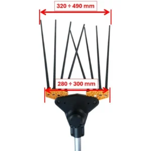 Volpi Bomber 165L Abbacchiatore Olive a Batteria12V (Esclusa) Asta Telescopica 2,10 - 3,00 Mt Scuotitore Ulivi - immagine 2