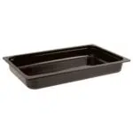 M1934 Bacinella Gn 1/1 52,7X32,5  H10 Cm Gastronorm Melamina Nera