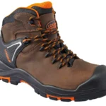 Logica Scarpe Antinfortunistica Alta Perigeo S7S WR FO HRO CI SR Marrone In Pelle Crazy Horse e fodera AIR Mesh Traspirante