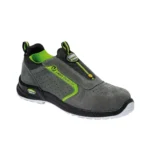 Logica Scarpe Antinfortunistica Bassa Sidney S1PS FO SR ESD Grigia - Verde Linea Energy 2.0
