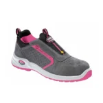 Logica Scarpe Antinfortunistica Bassa Donna Sidney S1PS FO SR ESD Grigia/Fucsia - Linea Energy 2.0