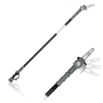 Volpi Potatore a Catena Con Asta KVS8000P a Batteria Brushless Taglio ⌀ 160 mm Lubrificazione Automatica Con 2 Batterie ( 4,0 Ah ) Barra da 19 Cm