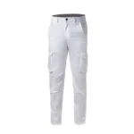 Logica Pantalone Stretch Campus/4 Bianco Con 2 Tasconi Laterali + 2 Tasche Anteriori + 2 Tasche Posteriori