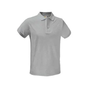 Logica Solaris/5 Polo Piquet Grigio Melange 100% Cotone Top