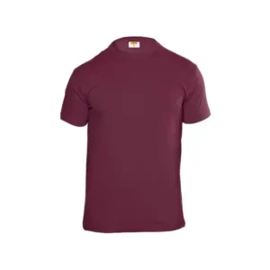 Logica 888Et T-Shirt Bordeaux Manica Corta 100% Cotone Pettinato