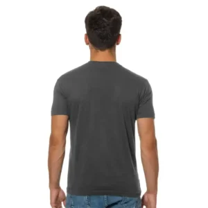 Logica 889Et T-Shirt Grigia Manica Corta 100% Cotone Pettinato - immagine 3