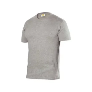 Logica 894Et T-Shirt Grigia Manica Corta 100% Cotone Pettinato