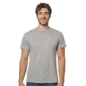 Logica 894Et T-Shirt Grigia Manica Corta 100% Cotone Pettinato - immagine 2