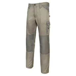 Logica Pantalone Brick Beige Tessuto Stretch Multitasche Con Portautensili E Fascia Portamartello