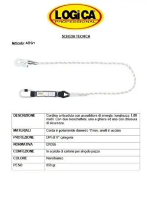 Logica AirPro Cordino Assorbitore Con Connettore - immagine 2