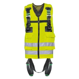 Logica Gilet Safex Alta Visibilità Giallo Con Imbracatura Anticaduta