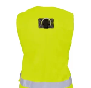 Logica Gilet Safex Alta Visibilità Giallo Con Imbracatura Anticaduta - immagine 2