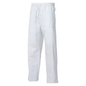 Logica Pantalone 8030ZGS Bianco 100% Cotone Con Coulisse In Vita