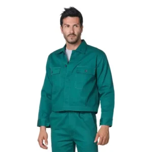 Logica Giubbino 9045Verde 100% Cotone Quattro Stagioni
