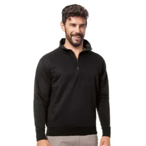 Logica SanZeno/5 Felpa Con Zip Corta Nera Quattro Stagioni