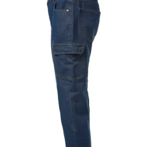 Logica Pantalone Start Blu Stone Wash Tessuto Jeans Quattro Stagioni - immagine 3