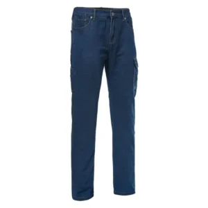 Logica Pantalone Start Blu Stone Wash Tessuto Jeans Quattro Stagioni