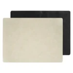 Suede Tovaglietta Double Face Pvc Bicolore Nera/Beige 44,5X33 Cm