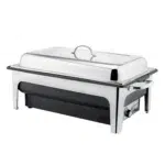 M1934 Scaldavivande Inox Elettrico Con Coperchio Lt 8,5 64,5X35 H30  Cm