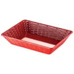 M1934 Cesta 37x27 H 8 Cm Rossa Melamina