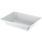 M1934 Cesta 37x27 H 8 Cm Biancaa Melamina