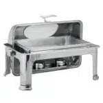 M1934 Scaldavivande Inox Fornellino Con Coperchio Roll Top Lt 8,5 72X52 H45 Cm