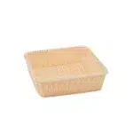 M1934 Cesta Buffet Vimini Gn 2/3 35,4X32,5 H10 Cm PP Plastificato Beige C04077