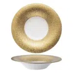Essentia Gemini Gold Piatto Fondo Ø Gourmet 28 Cm Porcellana Decorata