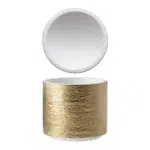 Essentia Gemini Gold Piatto Cylinder Ø 10 H9 Cm Porcellana Decorata