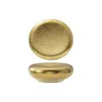Essentia Gemini Gold Piatto Stone 11X10,4 H4 Cm Porcellana Decorata