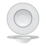 Essentia Ligne Noir Piatto Pasta Ø 27 Cm Porcellana di Limoge