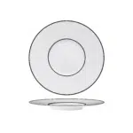 Essentia Ligne Noir Piatto Pane Ø 17 Cm Porcellana di Limoge