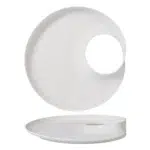 Essentia Magnesium Hole Piatto Presentazione 31,2X30 Cm Porcellana