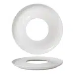 Essentia Magnesium Deep Ring Piatto Presentazione Ø 31 H 2,6 Foro Ø 13,5 Cm  Porcellana