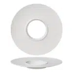 Essentia Magnesium Plain Ring Piatto Presentazione Ø 31,2 H3,6 Foro Ø 12,5 Cm Porcellana