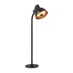 M1934 Lampada Riscaldante Alogena Infrarossi Classic Nera| W 800/1200/2000 | 220V | 47X93 H 225 Cm