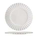 Essentia Magnesium Stripes Piatto Presentazione Ø 33,2 Cm Porcellana